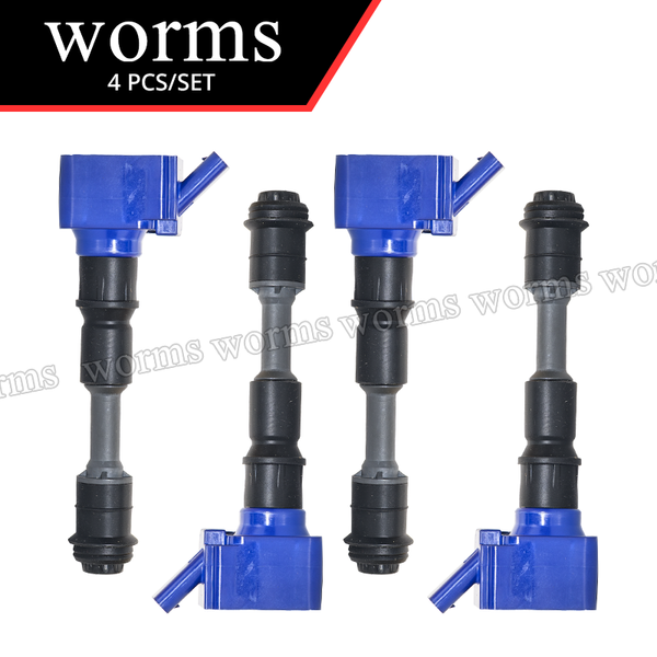 Worms Racing Ignition Coil High Performance 4PCS Set For Volvo S60 S90 V60 V90 XC40 XC60 XC90 2.0L 31312514