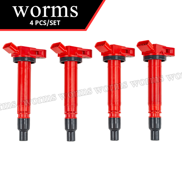 Worms High Performance Ignition Coil Pack 4Pcs Set For Lexus Toyota Venza Tundra 5.7L 90919-02250