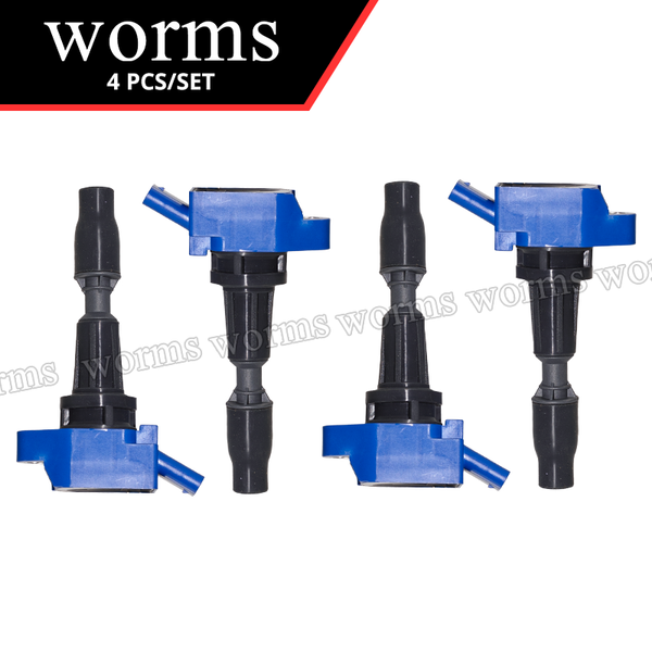 Worms Racing Ignition Coil Performance 4PCS Set For 2015-2017 Hyundai Sonata 2016 Kia Optima Hyundai I30N 27300 2GGA0