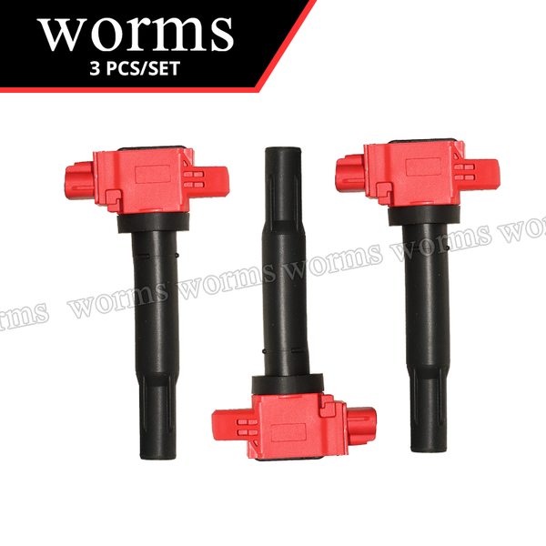 Worms Performance Ignition Coil Pack 3Pcs Set Racing For Suzuki Swift ZC13S Vitara K10C 3400-81P00