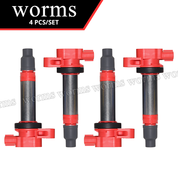 Worms High Performance Ignition Coil 4PCS Set Racing For Toyota Etios Sedan 90919-02263