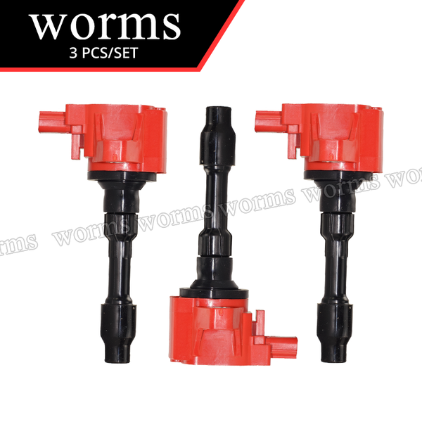Worms Racing Ignition Coil High Perforamnce 3PCS Set For Honda S660 JW5 N-BOX Turbo N-BOX JF1 JF2 Turbo 30520-5Z2-003