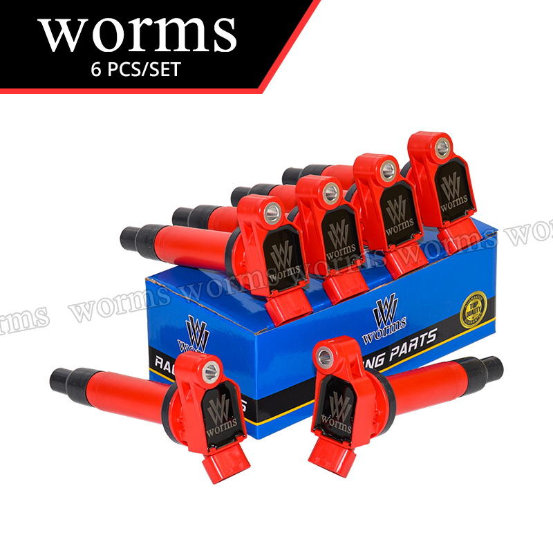 Worms Racing Worms Racing High Performance Ignition Coil 6PCS Set Racing For Toyota ...