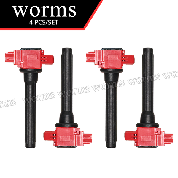 Worms High Performance Ignition Coil Racing 4PCS Set For Mitsubishi Outlander 2.0L 2.4L 15-19 1832A062
