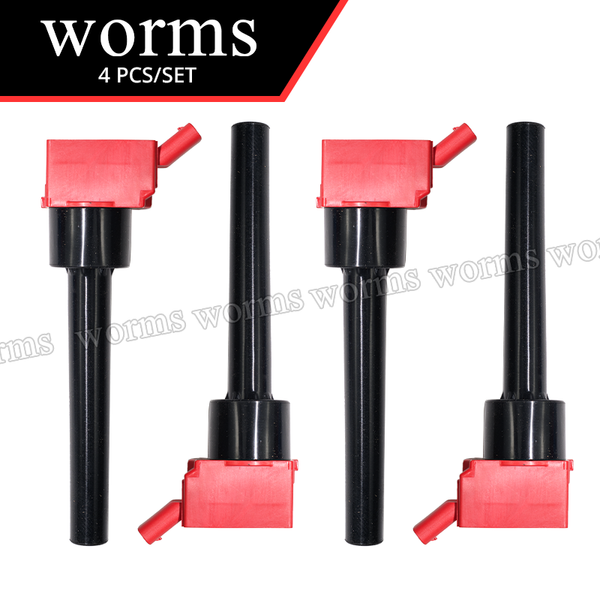 Worms High Performance Ignition Coil 4PCS Set Racing For Hyundai I30 I30 N Line Kia Proceed Ceed 1.5 Tgdi 2020+