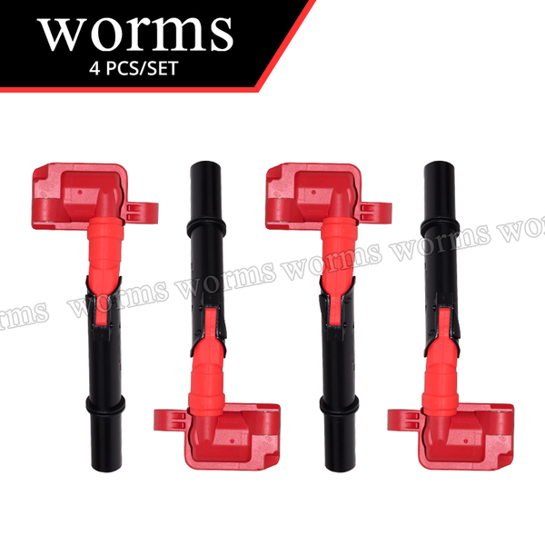 Worms High Performance Ignition Coil Racing 4PCS Set For Mercedes C260 C300 E300 CLA260 2.0L 2649060200
