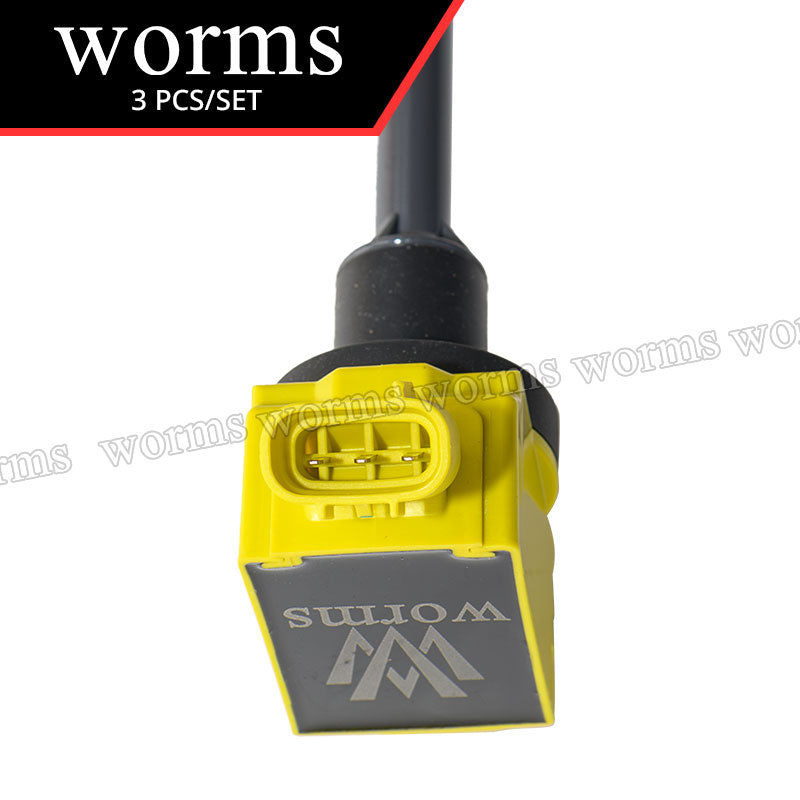 Worms Upgrade Ignition Coil 3PCS Set Racing For Toyota GR Yaris GXPA16 ...