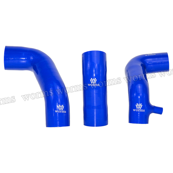 Worms High Performance Silicone Intake Hose Kit 3PCS Set Upgrade For Suzuki Swift Sport ZC33S K14C 2018-2020
